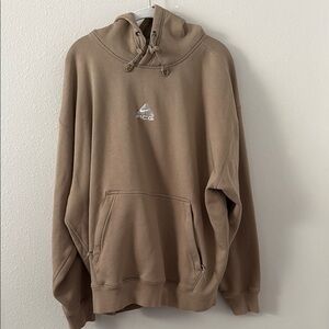 Nike ACG Therma-Fit fleece Pullover Hoodie Tan/Khaki Large